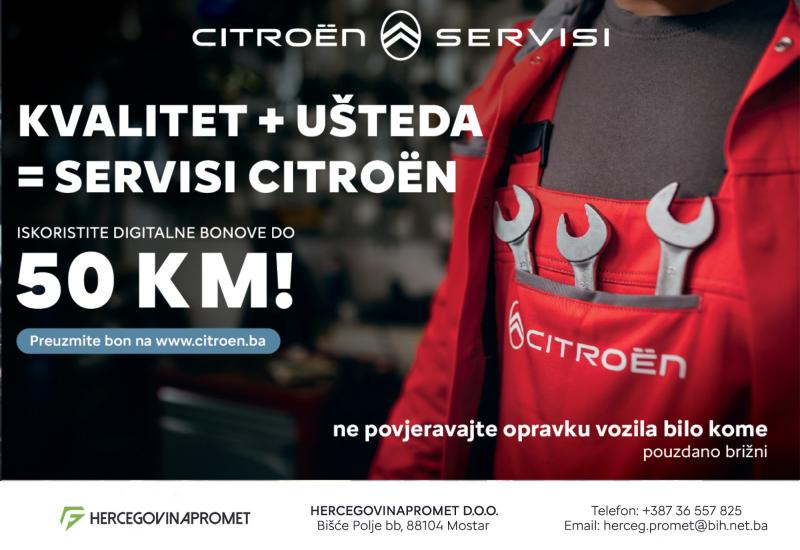 Citroen, Bonovi do 50,00 KM - Zima je sve bliže, iz autokuće Hercegovinapromet sjajna ponuda stiže